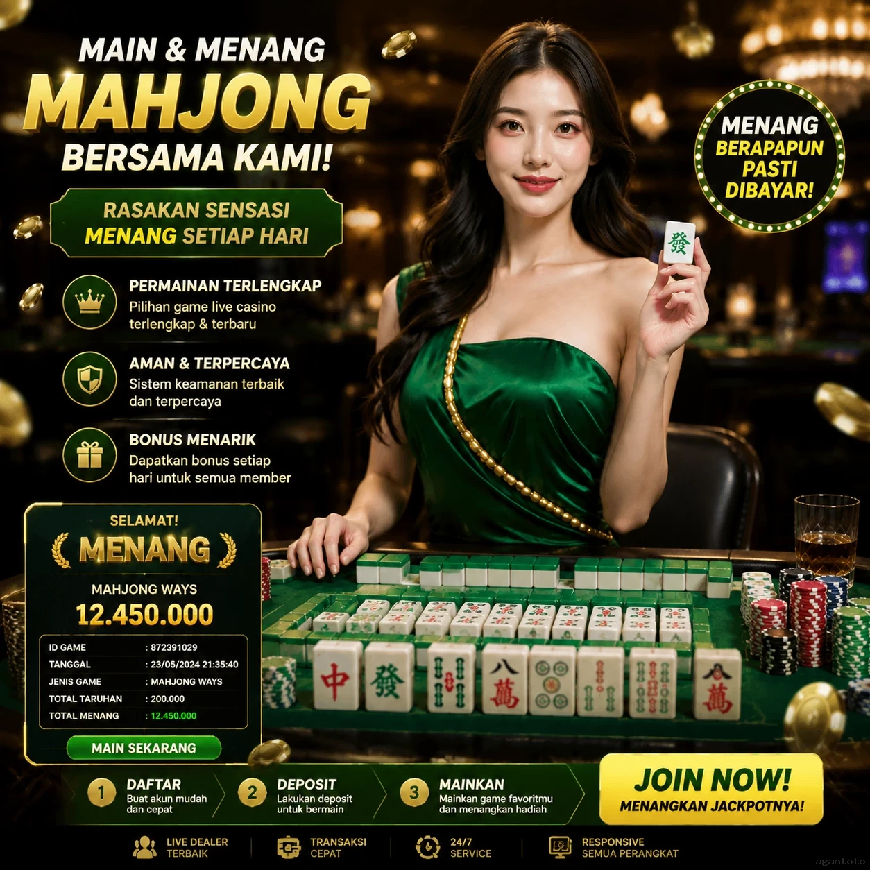 Aplikasi agantoto Android